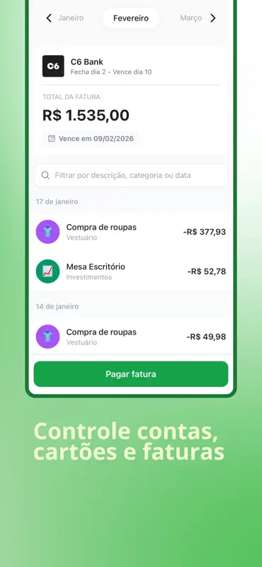 ContAI : Assistente financeiro screenshot 5 of 6