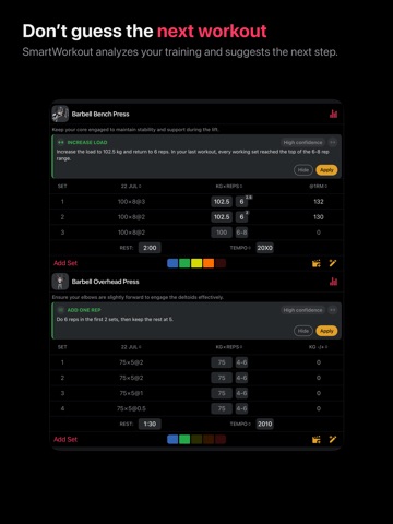SmartWorkout - Workout Plans iPad screenshot 2