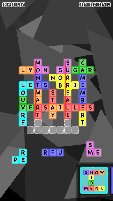 Grid Words: Logical letters Screenshot