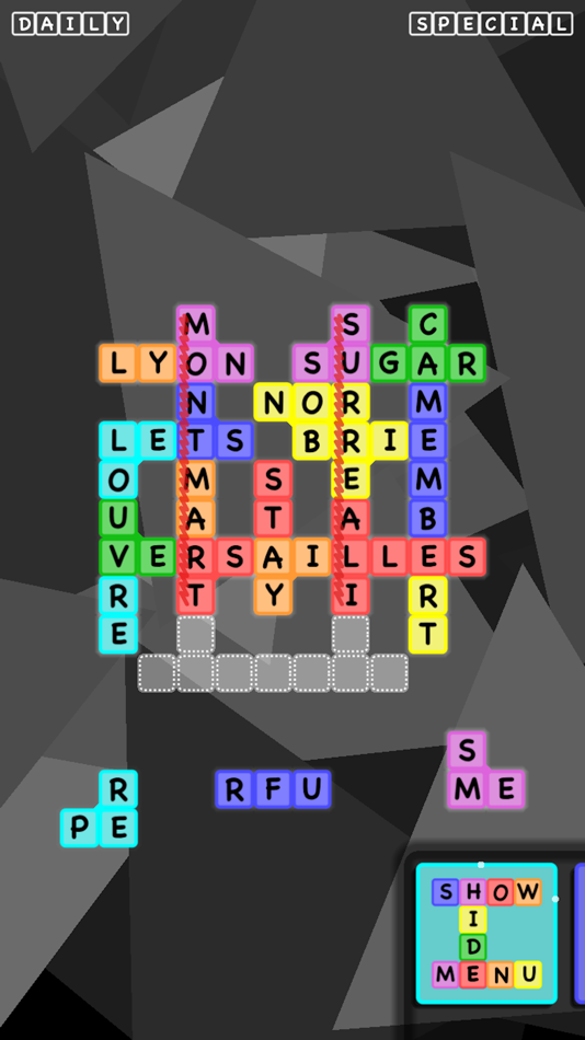 #3. Grid Words: Logical letters (iOS) 由: Matthew Menary