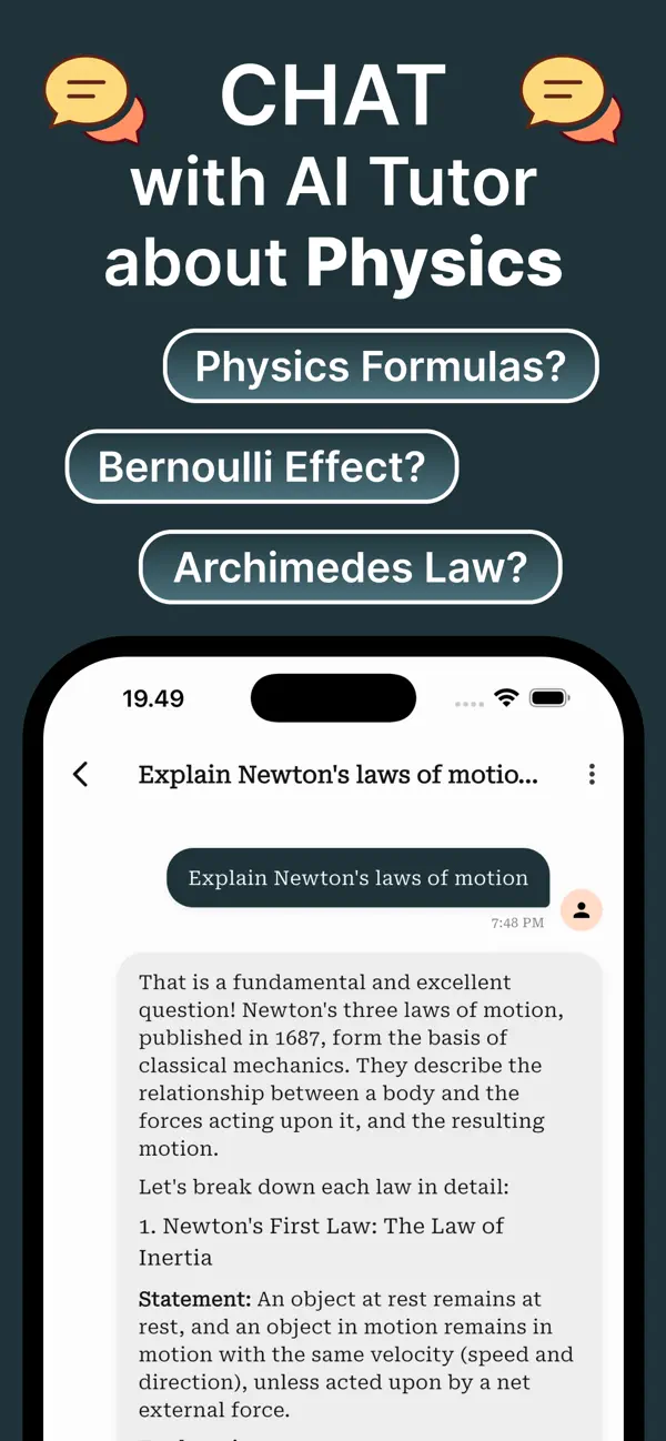 Screenshot #3 pour Quiz de Physique & Devoirs