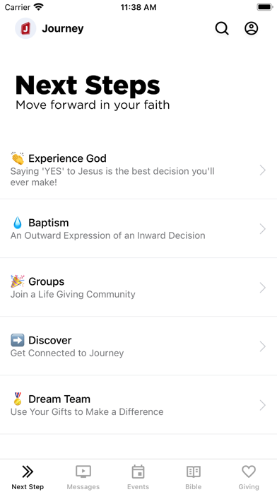 Screenshot #1 pour Journey Church FL