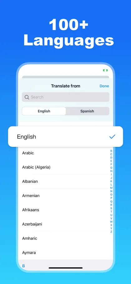 Captura de tela 5 de 6 de Live Translator: Translate +