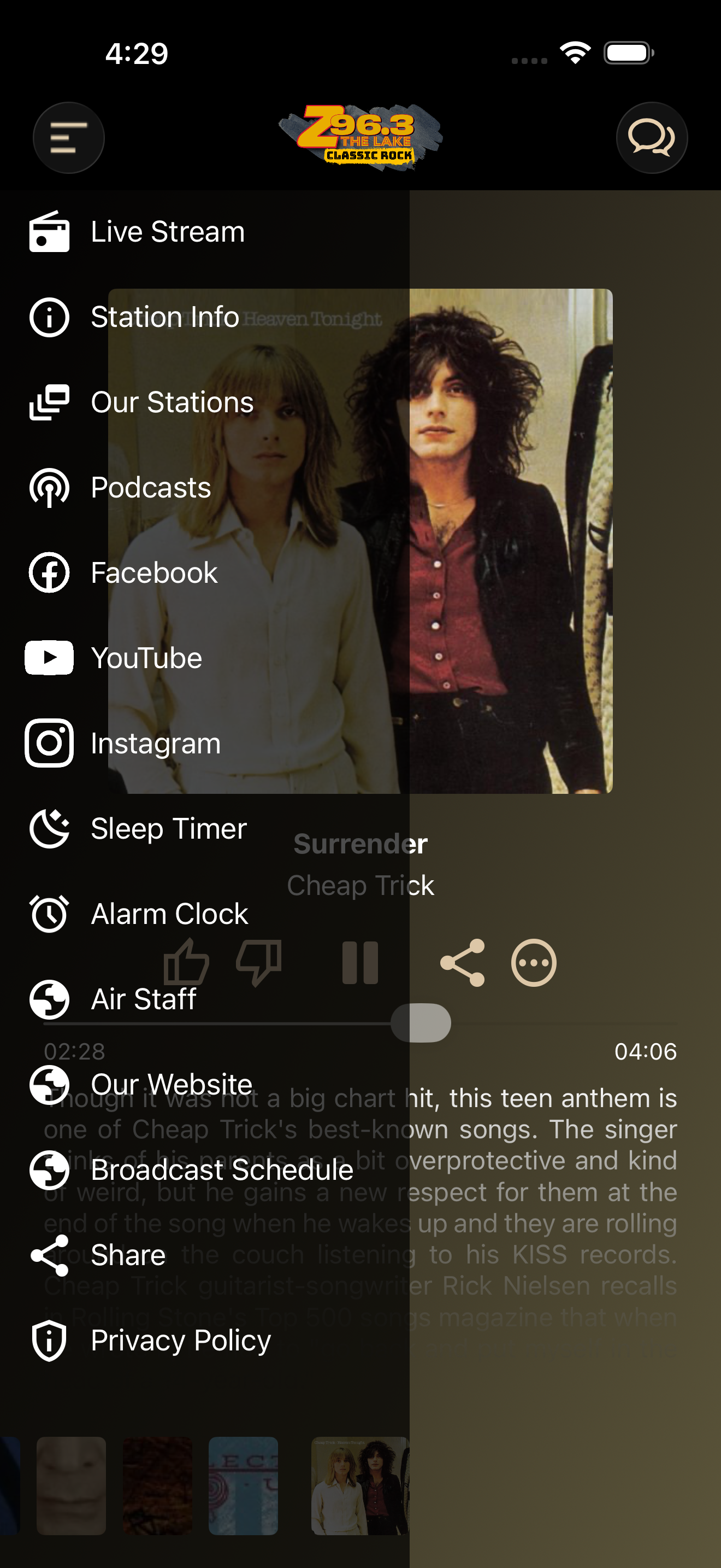 Classic Rock Z-96.3 screenshot 3