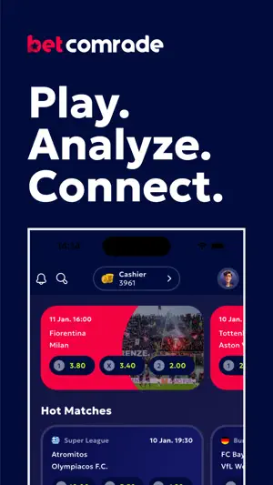 Bet Comrade: AI Betting Tips screenshot 1
