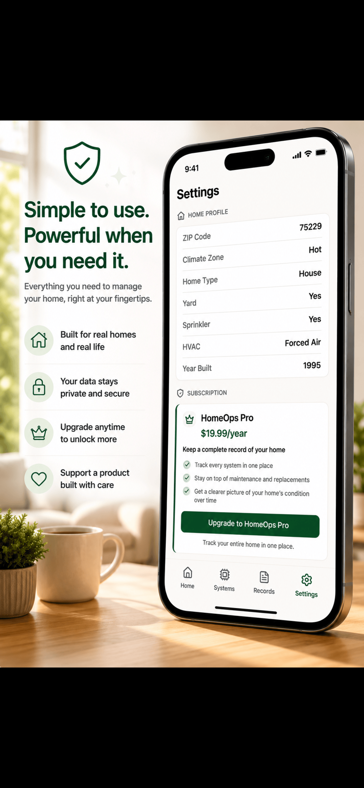 HomeOps: Home Maintenance