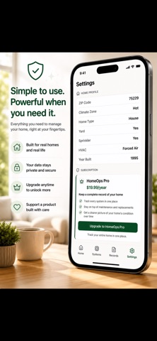 HomeOps: Home Maintenance screenshot