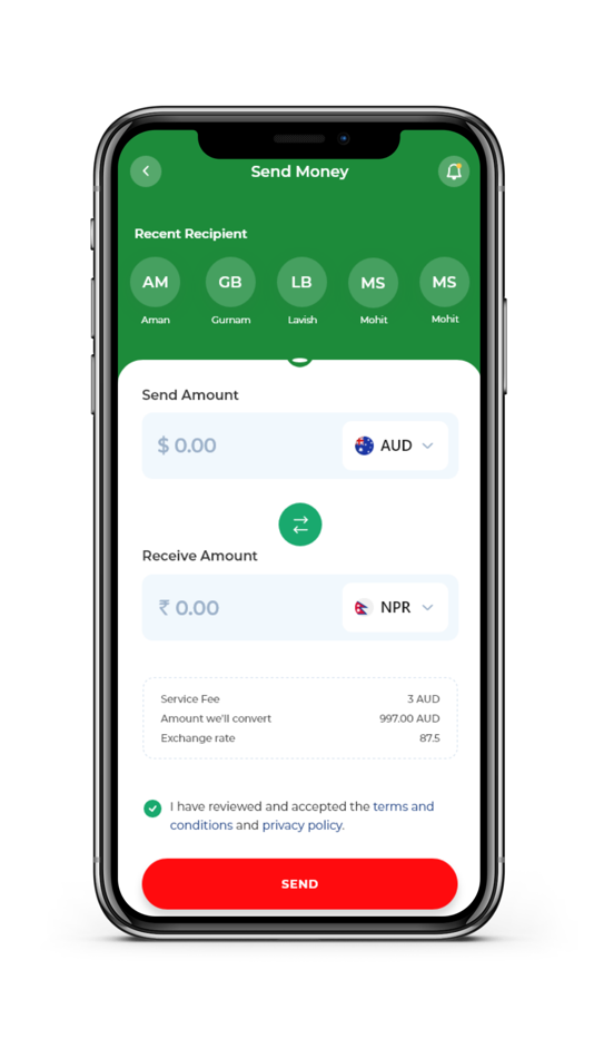 #7. EG Remit (iOS) 由: New Vision Services