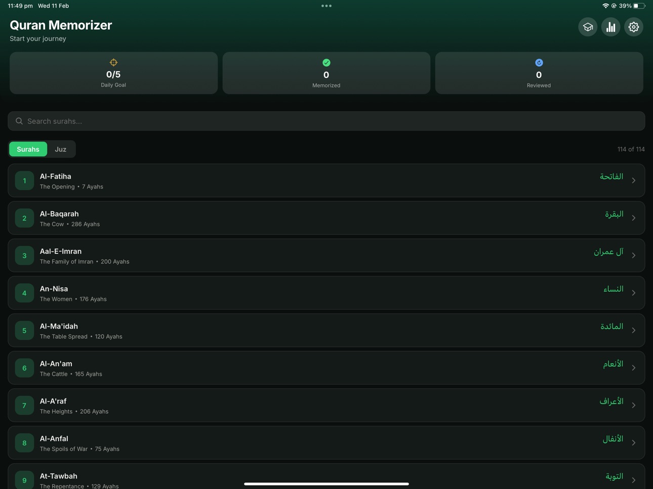 iPad screenshot