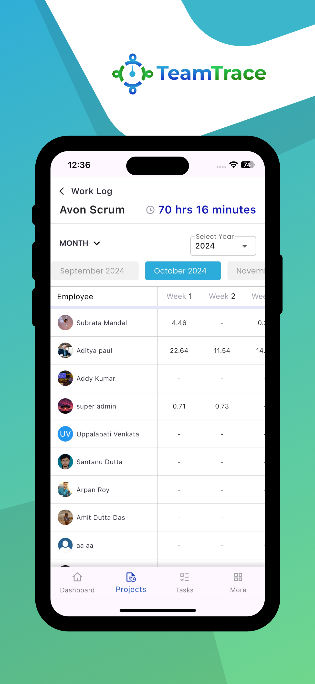 TeamTrace screenshot 4