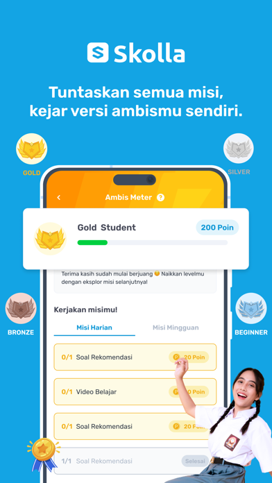Skolla: Bimbel SD-SMA & UTBK Screenshot