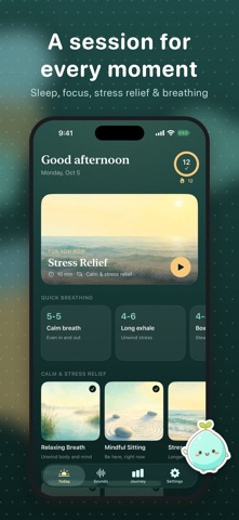 Oaso: Meditation & Breathing screenshot 4