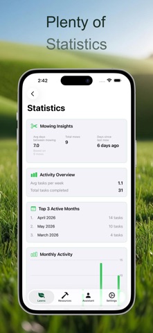 Lawn Care Journal screenshot