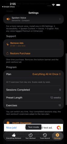 Everything Workout Screenshot 1 of 9
