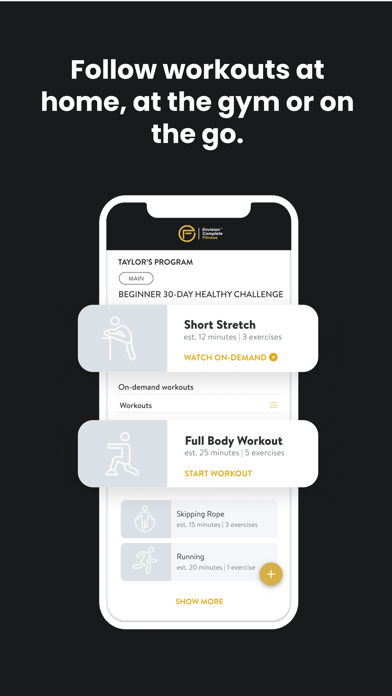 Envision Complete Fitness Screenshot
