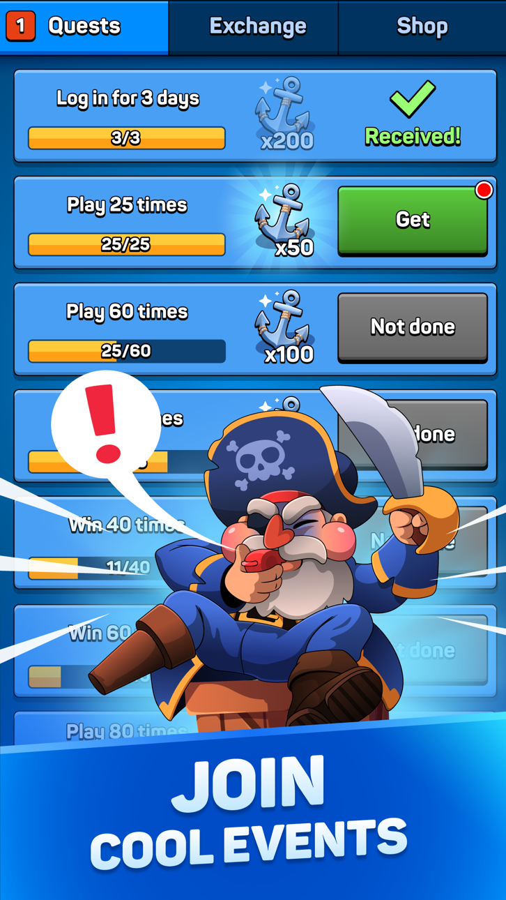Pirates & Puzzles - PVP League iOS Mod IPA screenshot 6 - iOS game interface