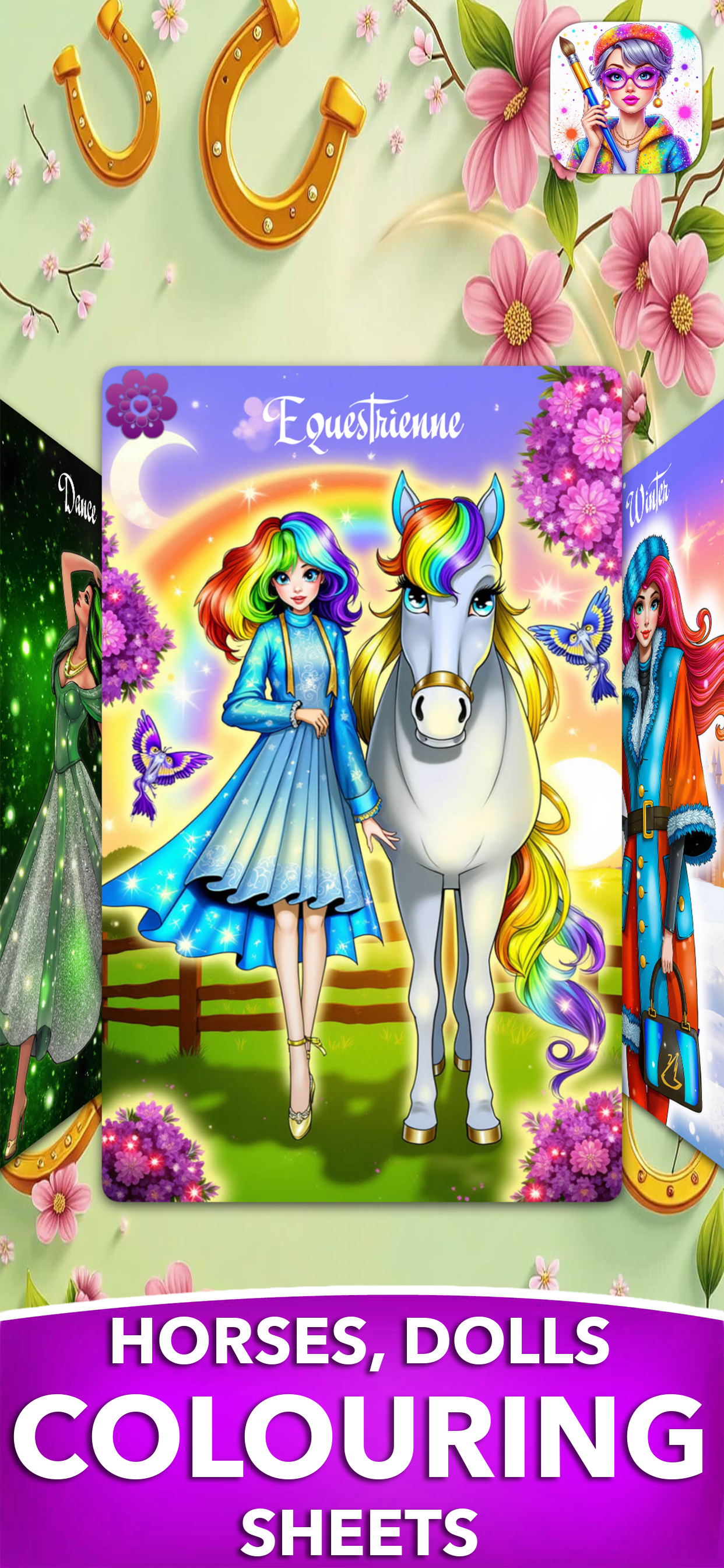 PONY Coloring Pages for Girls