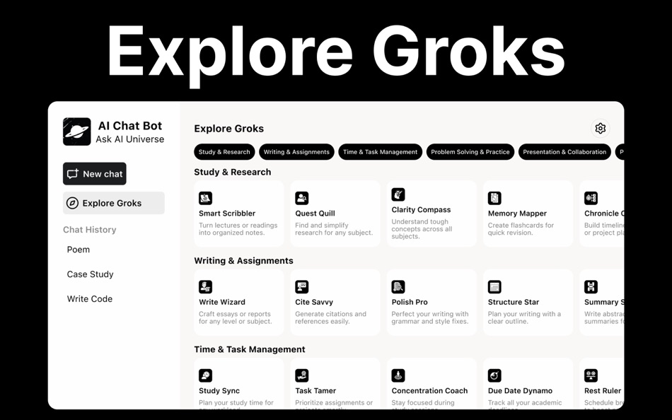 #9. AI Chat Bot : Ask AI Universe (macOS) 由: Azam Sarwar