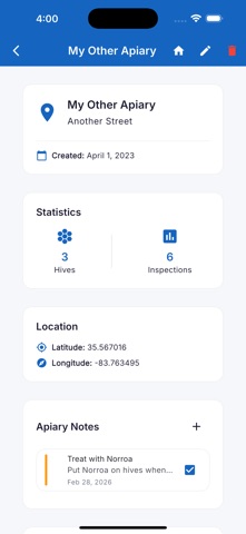 Bee Inspector: Hive Manager screenshot