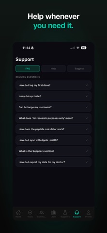 Peptly Health Tracker Screenshot 1 of 6
