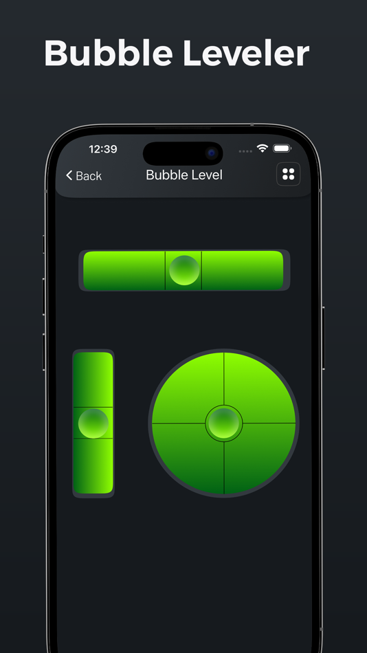#1. Bubble Level tool Inclinometer (iOS) di: Naik Ur Rehman