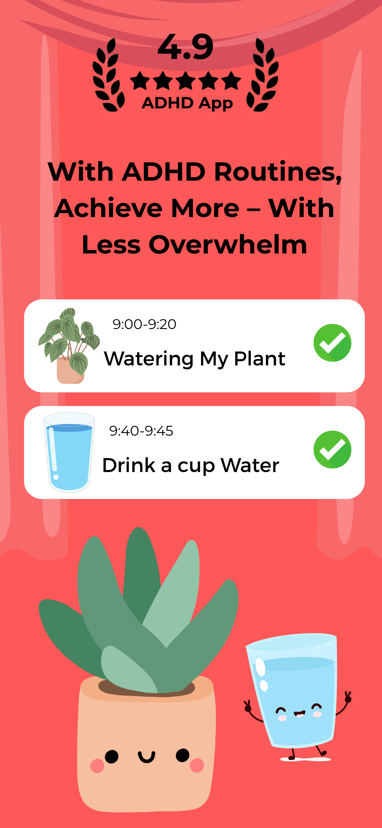 ADHD routine self‑organization