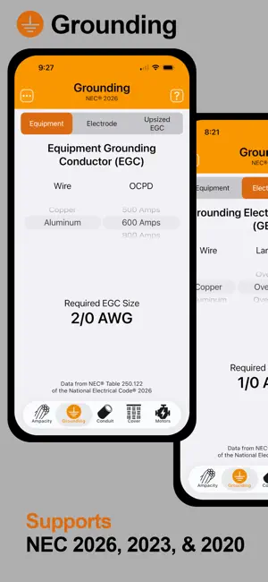 NG Wire: NEC Ampacity & Fill screenshot 3
