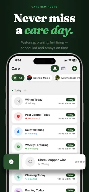 Bonsai Care - Journaling screenshot 4