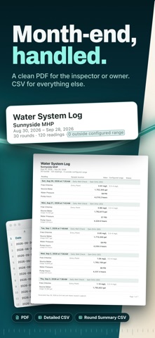 Water System Logbook screenshot 3