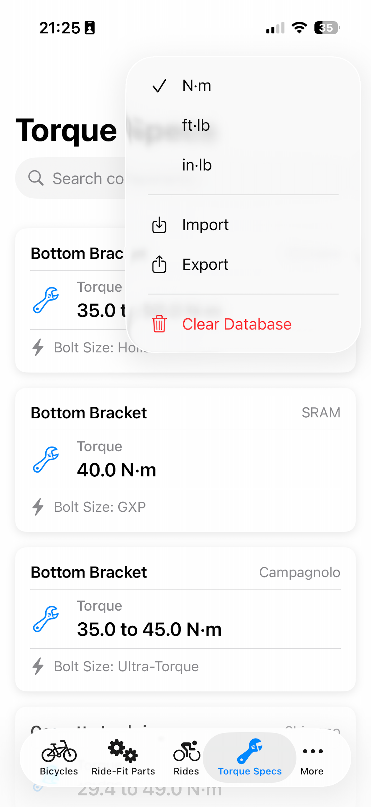BicycleCareLog screenshot 6