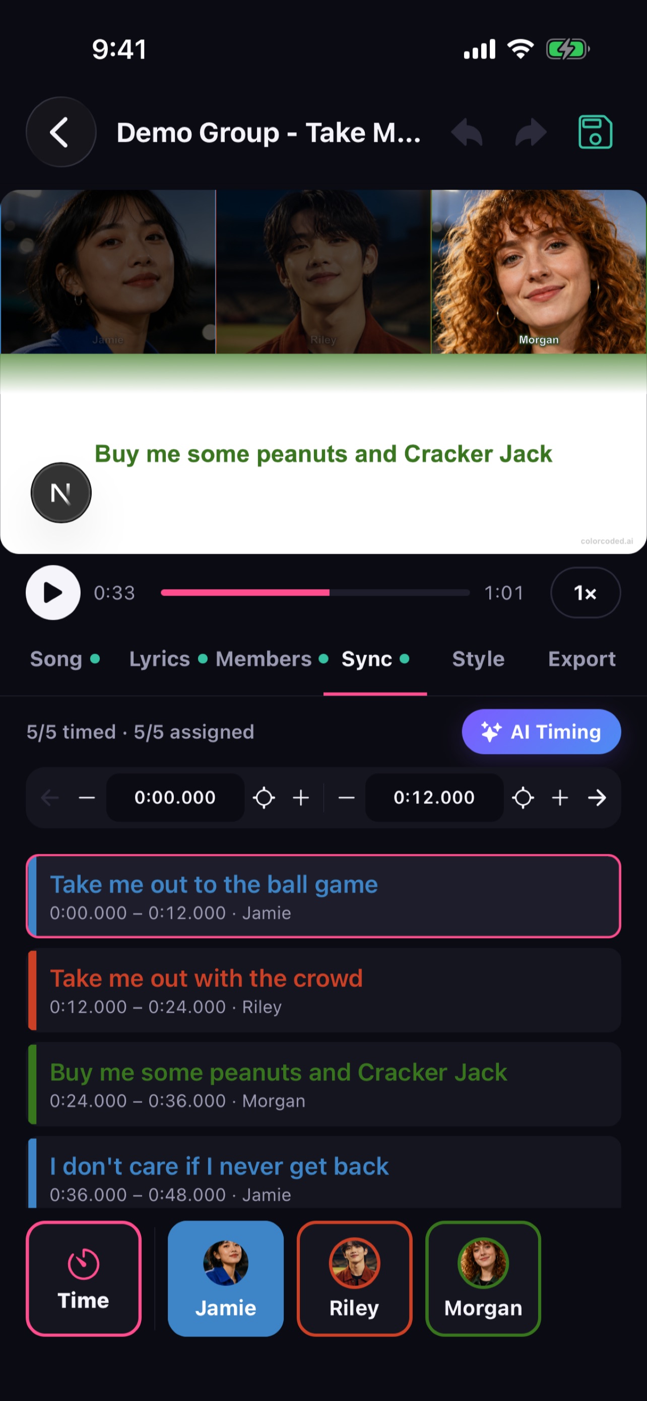Screenshot 4 of colorcoded.ai