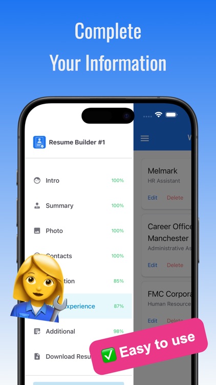 Resume Builder #1 screenshot-0