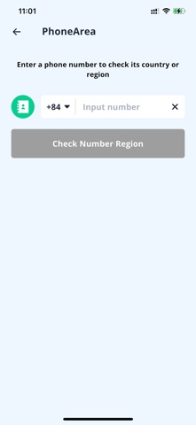 PhoneArea screenshot