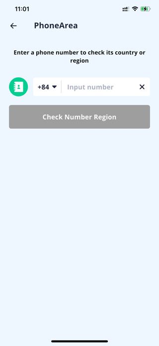 PhoneArea Screenshot 2 of 4