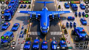 US Police Car Transport Games screenshot 2