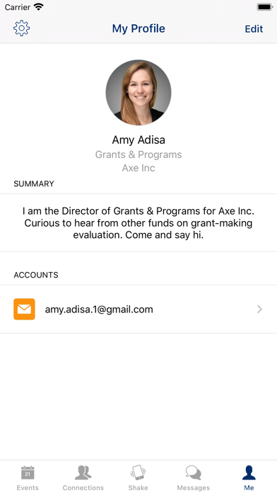 DFA Events iPhone screenshot 4 - Business app