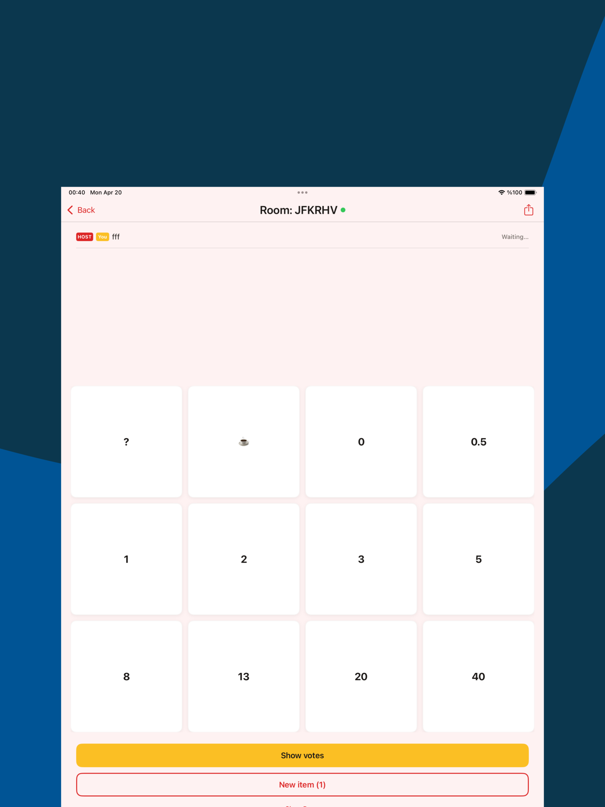 VotelyPoker -ScrumPoker, Agile screenshot 8