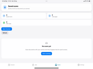 AI Document Smart Scanner iPad screenshot