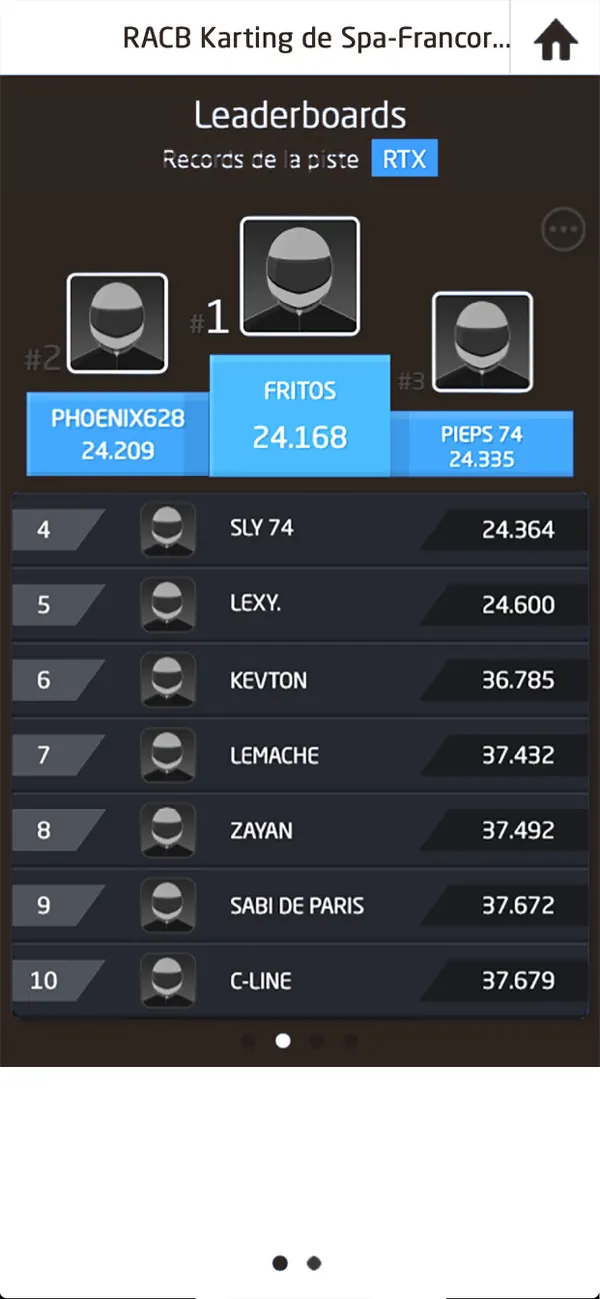 Screenshot #2 pour Karting Spa Francorchamps