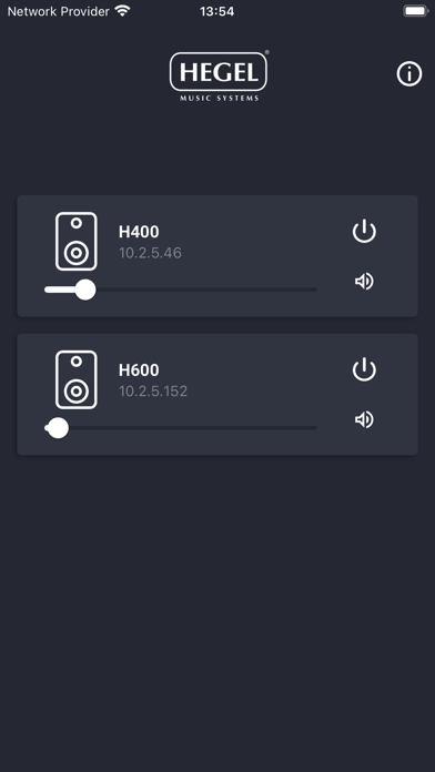 Hegel Control Screenshot