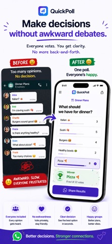 QuickPoll: Group Poll & Vote screenshot