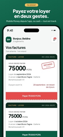 Bailor - Carnet de loyer screenshot 2