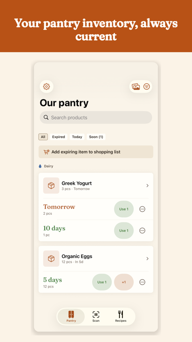 My Kitchen: Pantry Inventory Screenshot 1 of 5