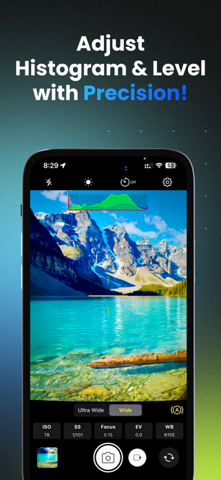 Pro Camera – BWCam DSLR Screenshot 2 of 6
