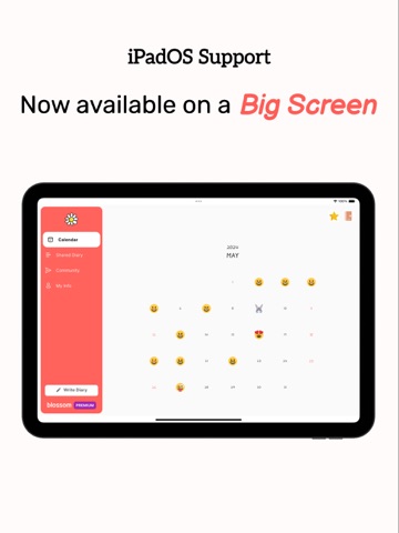 Blossom Diary - Learn Language iPad screenshot