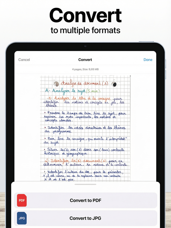 Scan It: PDF Scanner Go iPad screenshot 6 - Productivity app