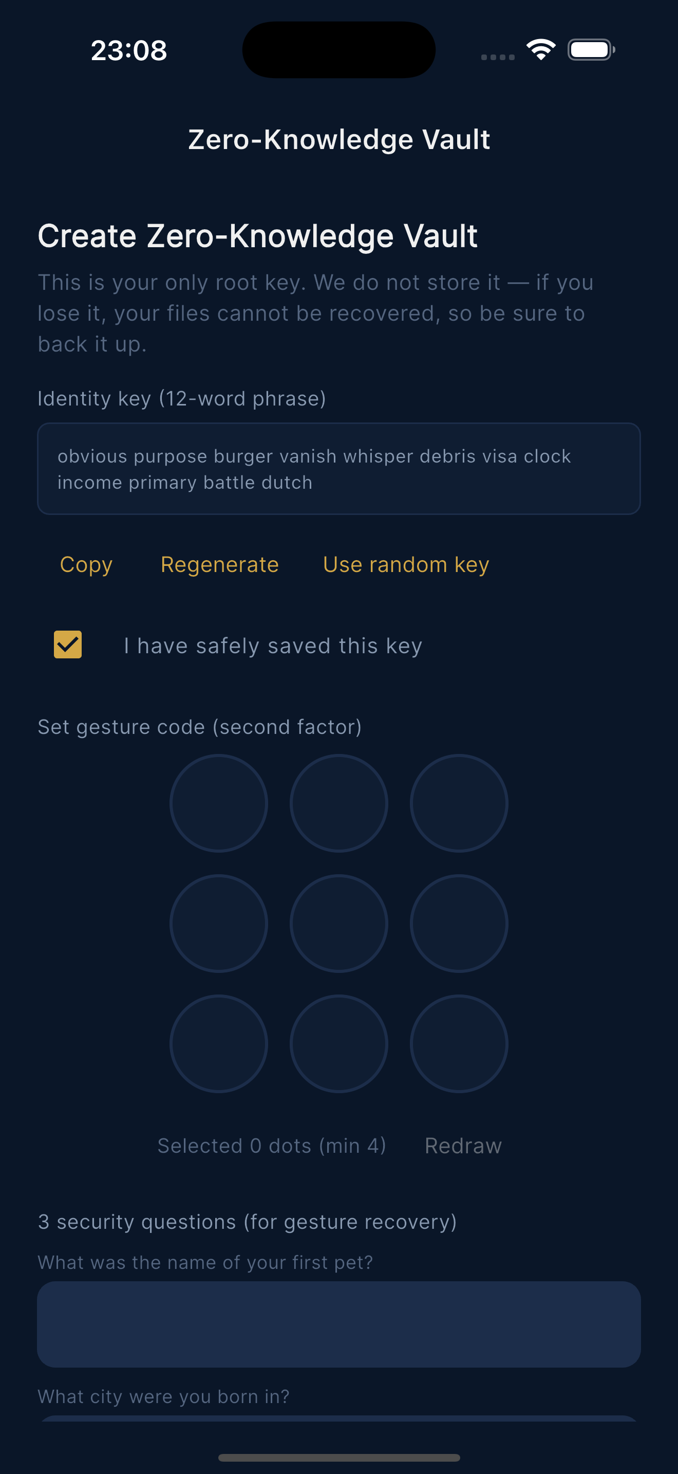 HufuVault screenshot 2