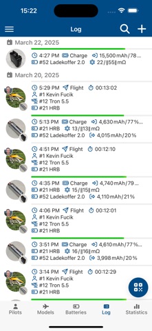 RC Pilot's Log screenshot