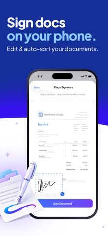 ScanIQ - AI Document Scanner iPhone screenshot