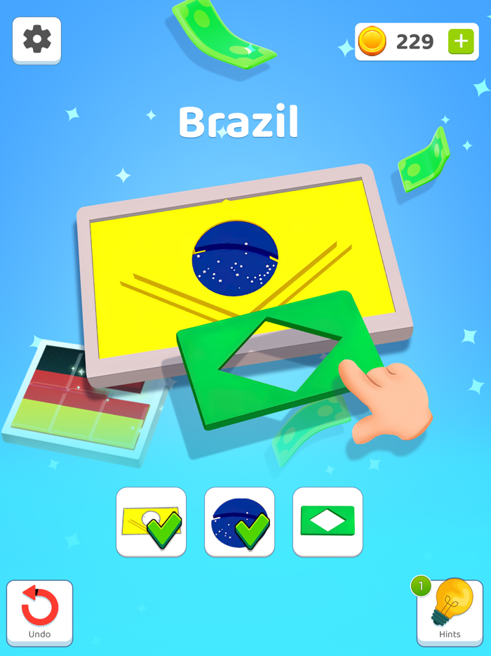 Paint Flag Color Match Puzzle